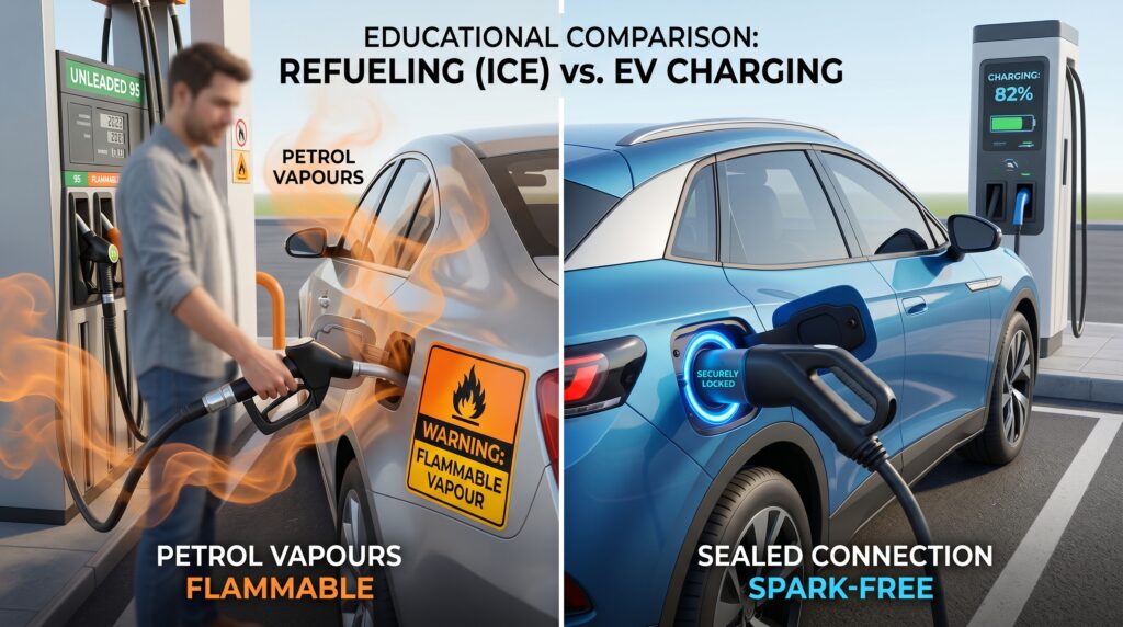 Why the Petrol Pump Fear Doesn't Apply