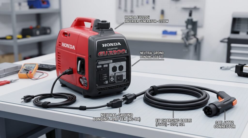 What You Need to Charge an EV With a Generator