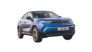 Vauxhall Mokka Electric Car Blue