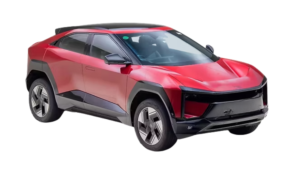 Mahindra BE 6 EV Red Colour