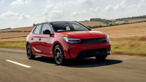 Vauxhall Corsa Electric Car Red