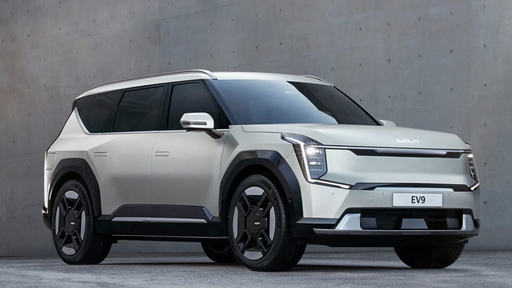 Kia EV9 Electric Car White