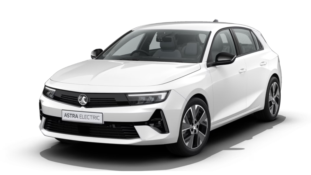 Vauxhall Astra Electric Car White
