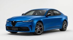 Alfa Romeo Giulia EV Blue