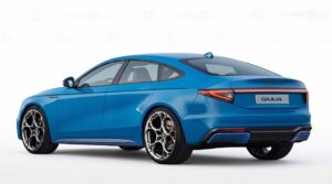 Alfa Romeo Giulia EV Rear Side