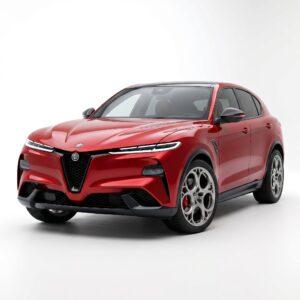 Alfa Romeo Stelvio EV Red