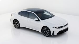 BMW i3 Electric Car White Front View