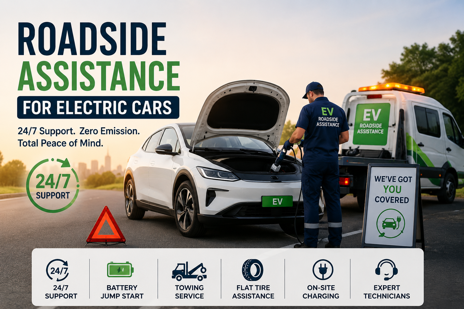 Roadside Assistance for Electric Cars