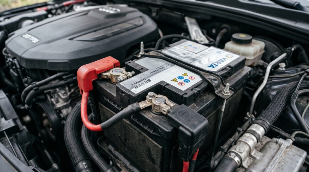 how long do car batteries last 12V lead acid battery under bonnet