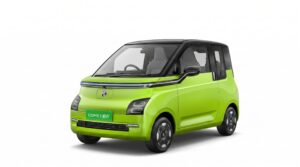 MG Comet EV green colour