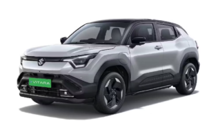Maruti Suzuki e-Vitara Splendid Silver with Bluish Black Roof