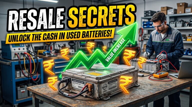 Used EV Batteries: Second Life, Resale and Recycling