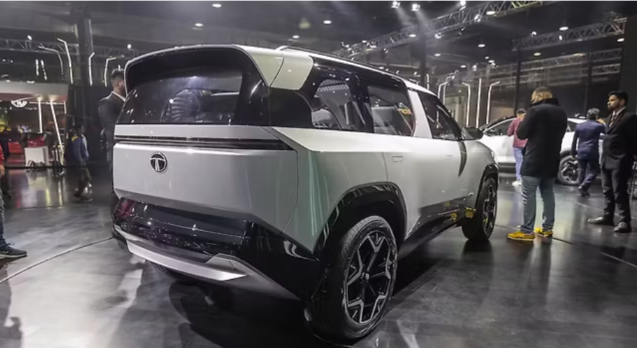 Tata Sierra EV Backside