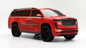 Triton Model H electric SUV Red
