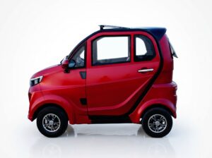 Yakuza Karishma Electric Car Red Side View