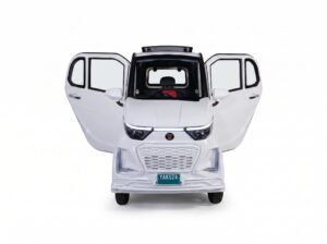 Yakuza Karishma Electric Car White Front View