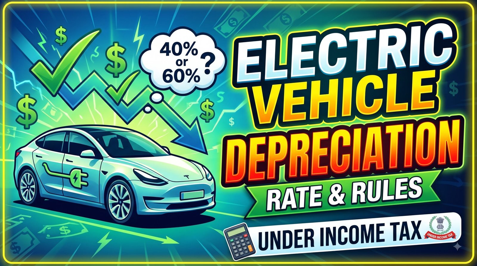 Electric Vehicle Depreciation Rate Under Income Tax