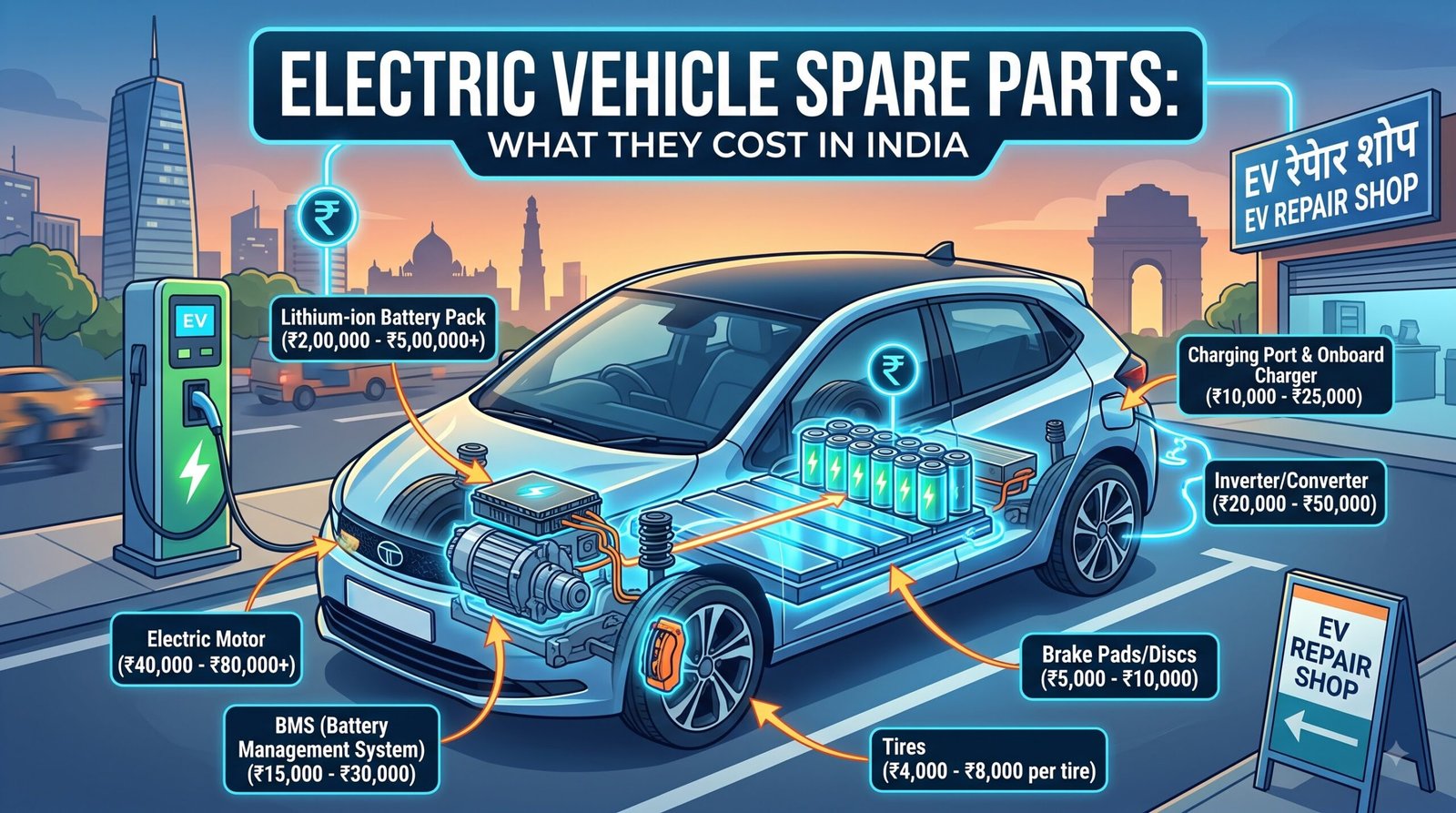 Electric Vehicle Spare Parts