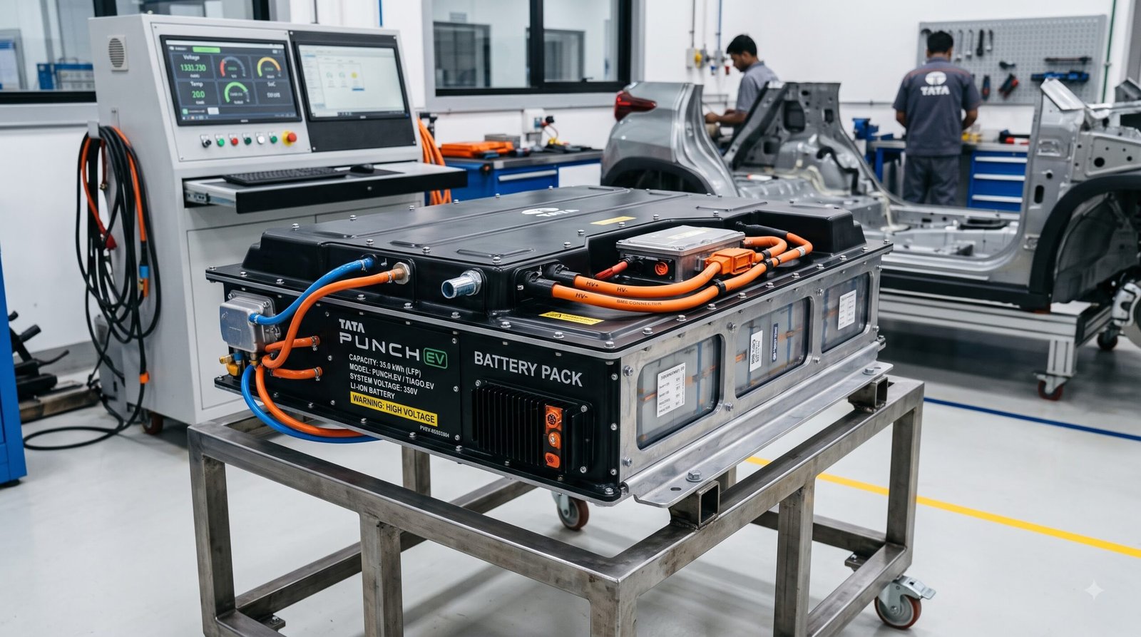 Tata Punch EV battery pack image